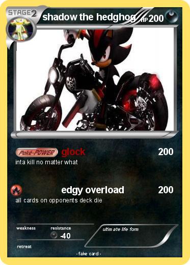 Pokemon shadow the hedghog