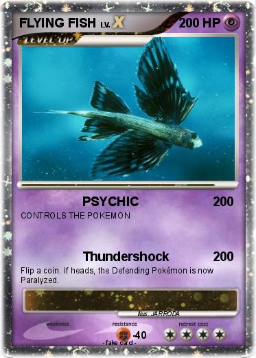 Pokemon FLYING FISH