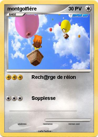 Pokemon montgolfière