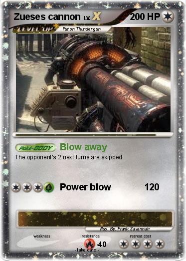 Pokemon Zueses cannon