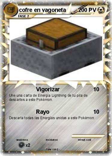 Pokemon cofre en vagoneta