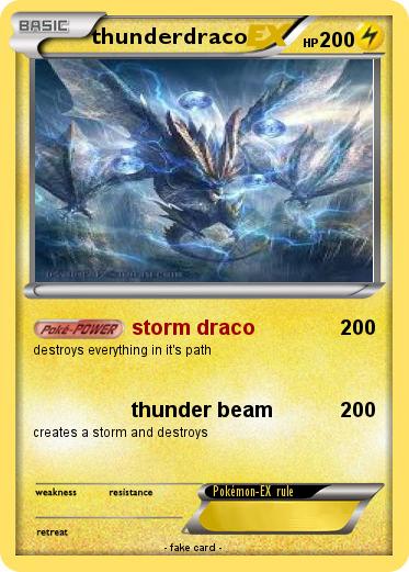 Pokemon thunderdraco