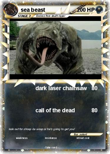 Pokemon sea beast