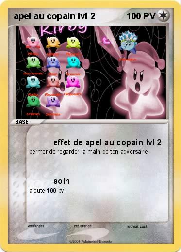 Pokemon apel au copain lvl 2