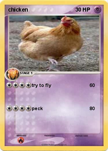 Pokemon chicken