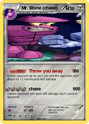 Pokemon Mr. Stone (chase)      11