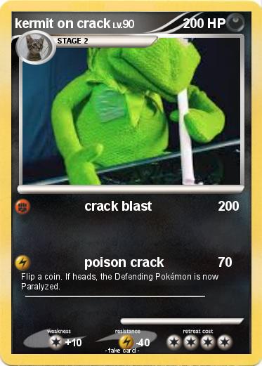 Pokemon kermit on crack