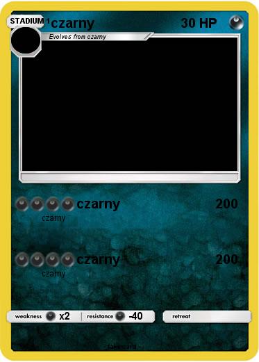 Pokemon czarny