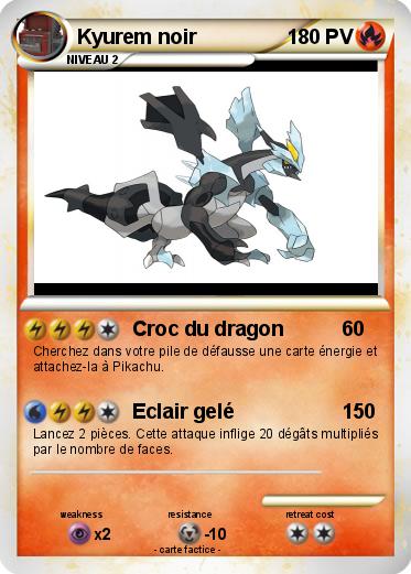 Pokemon Kyurem noir