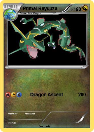 Pokemon Primal Rayquza