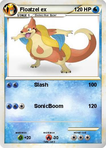 Pokemon Floatzel ex