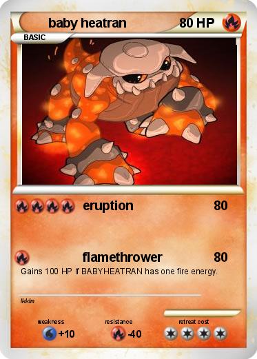 Pokemon baby heatran