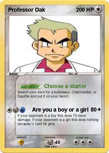 Pokemon Professor Oak