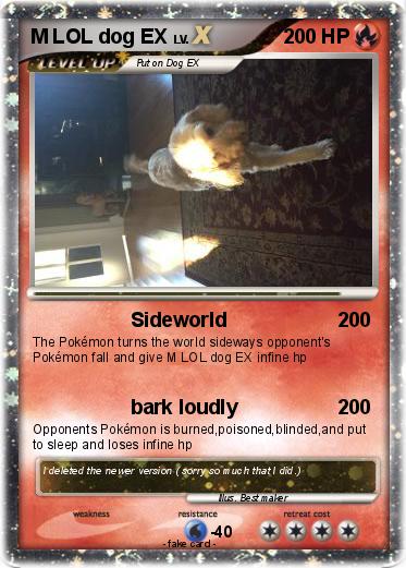 Pokemon M LOL dog EX