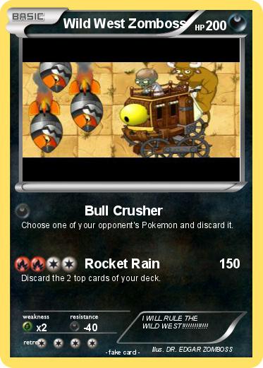 Pokemon Wild West Zomboss