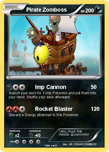 Pokemon Pirate Zomboss