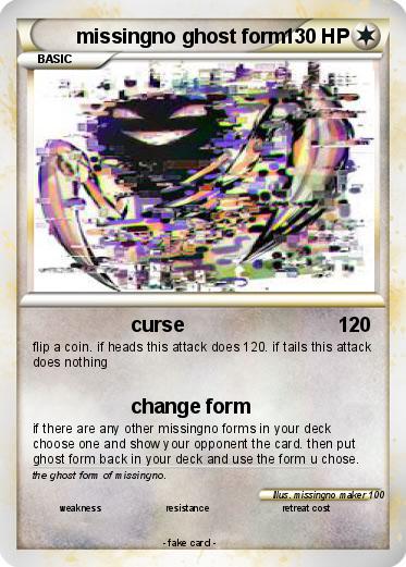 Pokemon missingno ghost form