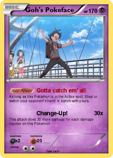 Pokemon Goh's Pokeface