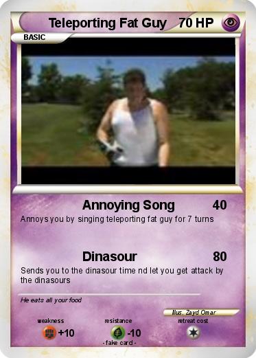 Pokemon Teleporting Fat Guy