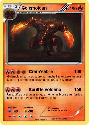Pokemon Golemolcan