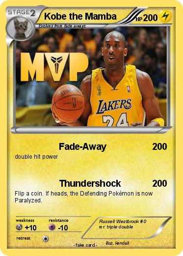 Pokemon Kobe the Mamba