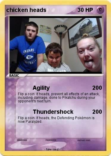 Pokemon chicken heads