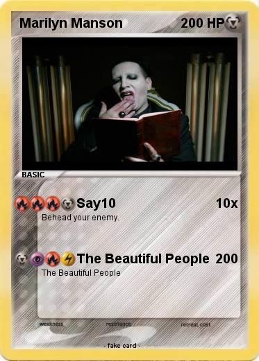 Pokemon Marilyn Manson
