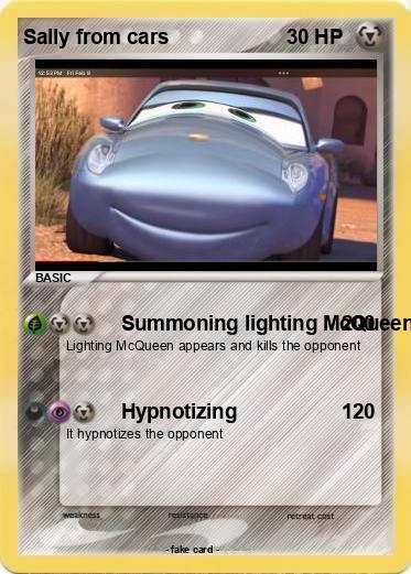 Pokemon Sally from cars