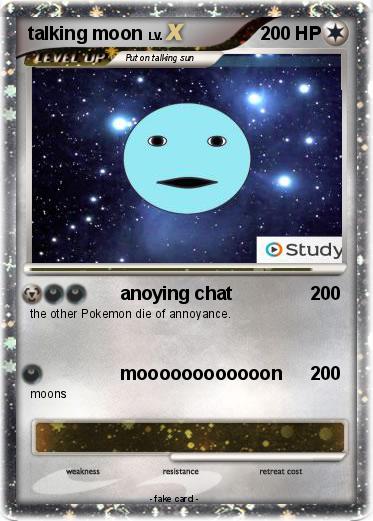 Pokemon talking moon