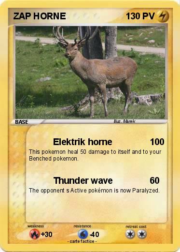 Pokemon ZAP HORNE