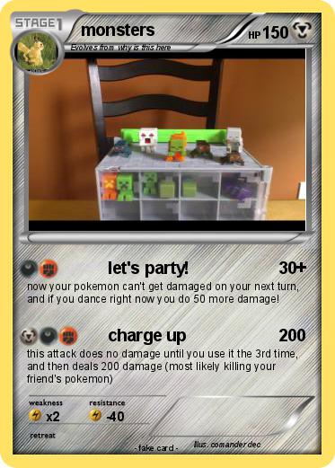 Pokemon monsters