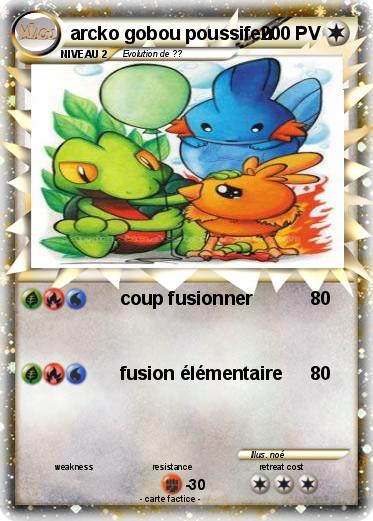 Pokemon arcko gobou poussifeu