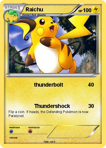 Pokemon Raichu
