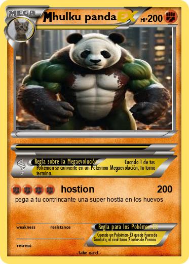 Pokemon hulku panda