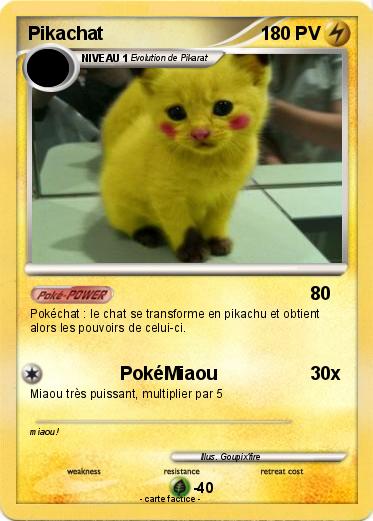 Pokemon Pikachat