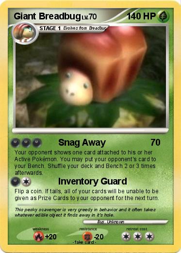 Pokemon Giant Breadbug
