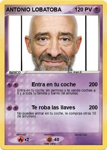 Pokemon ANTONIO LOBATOBA