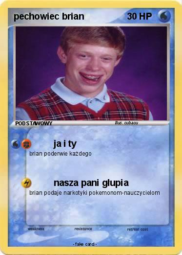 Pokemon pechowiec brian