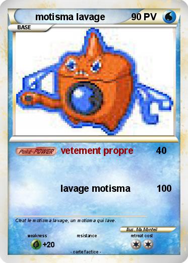 Pokemon motisma lavage