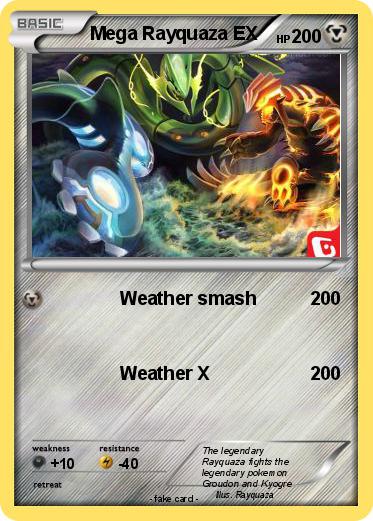 Pokemon Mega Rayquaza EX