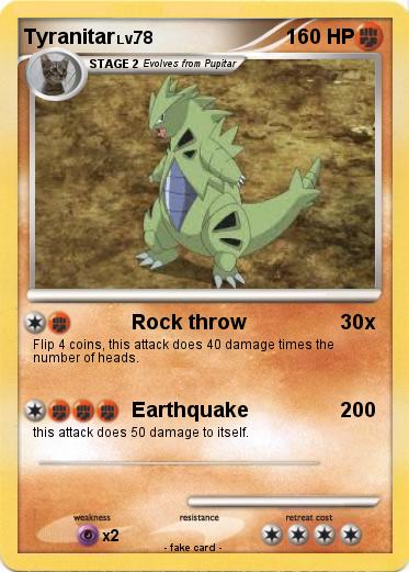 Pokemon Tyranitar