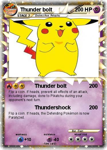 Pokemon Thunder bolt