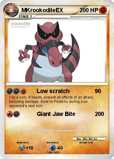 Pokemon MKrookodileEX