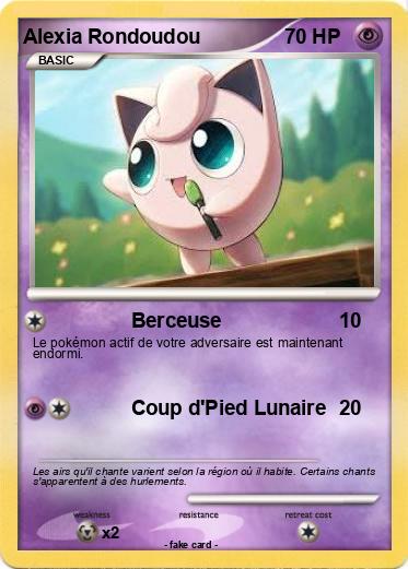 Pokemon Alexia Rondoudou