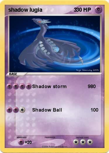 Pokemon shadow lugia                     3