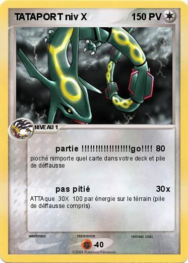 Pokemon TATAPORT niv X