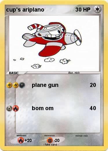 Pokemon cup's ariplano
