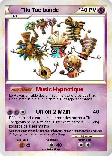 Pokemon Tiki Tac bande