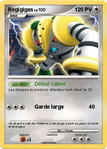 Pokemon Regigigas