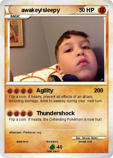 Pokemon awakey/sleepy